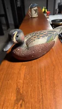 Ward Brothers Teal mini Vintage Duck Decoy