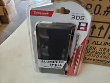 NEW GRAY Aluminum case W/2 Retractable Stylus Pens for the OLD Nintendo 3DS 7A