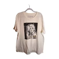 Dolly Parton T-shirt Gold Foil Butterfly, 3XL