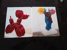 Jeff Koons 2 Original Drawings Signed Pictures