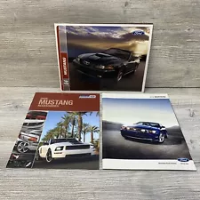 Lot Of 3 Original 2012 2004 Ford Mustang Sales Brochure 2008 Accessories Catlog