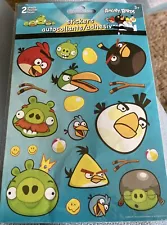 ANGRY BIRDS STICKERS NEW SEALED FREE SHIP SALE 2 Pages