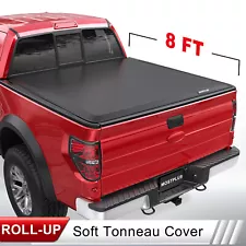 Roll-Up 8FT Long Truck Bed Tonneau Cover For 1999-2024 Ford F250/F350 /F450/F550 (For: Ford F-550 Super Duty)