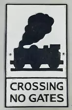 cast iron railroad signs for sale