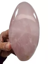 Rose Quartz Crystal "Premium Grade" Polished Freestand 432 grams.