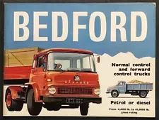 BEDFORD TRUCKS Normal & Forward Control Sales Brochure SEP 1962 #B936/9/62