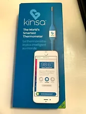 Kinsa KSA003B Smart Thermometer - Blue - "Smartest Thermometer in the World"