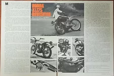 1974 Article Honda XL175 Revisited 3p Motorcycle test Article