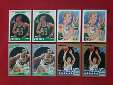 (8) Card Lot Larry Bird 1989-90 1990-91 NBA Hoops All Star