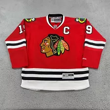 Reebok Chicago Blackhawks Jersey Mens Small Red Jonathan Toews #19 NHL Hockey