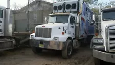 2002 PETERBILT 330 WITH SHRED TECH 75 BODY SHREDDING REFUSE DESTRUCTION