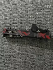 Zaffiri Precision Complete ZPS.2 Slide For Glock 26 Red Multicamo (No Red Dot)