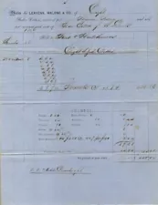 1856 Bill of Sale for Cotton - Early Stocks and Bonds