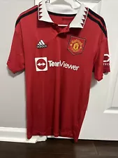 New Listingadidas Manchester United 22/23 Home Men's M Size Jersey - Red (H13881)