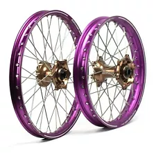 MXCHAMP A90 Dirt Bike Wheels Set-21"/18" for Yamaha YZ450F YZ250F WR250F 02-24