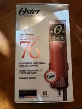 Oster Classic 76 Clippers with a #10 Blade Included - New