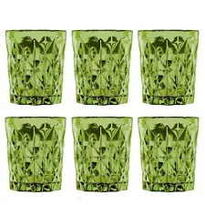 green drinking glasses for sale