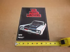 1970 AMC Rebel The Machine sales brochure 8 pg ORIGINAL American Motors