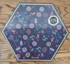 Triazzle Hexagon Shaped Puzzle Master Edition Native American Rock Art 1994 NEW