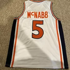 SYRACUSE ORANGE DONOVAN MCNABB SIZE XL BASKETBALL JERSEY #5 RARE THROWBACK