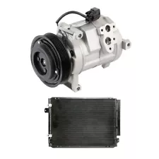 For Cadillac CTS 2003 2004 AC Compressor w/ A/C Condenser & Drier