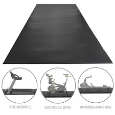 8 x 3FT High-Density Exercise Mat Gym Bike Floor Protector Treadmill Mat PVC