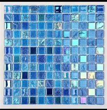 10 PACK Glass Mosaic Tile for pool and shower