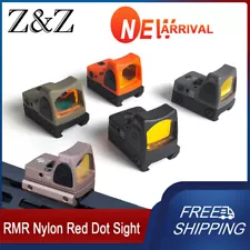 Mini RMR Nylon Red Dot Tactical RMR Reflex Scope for Glock 17 19 W/20mm Mount