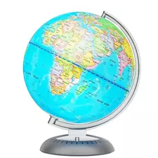 Illuminated Globe of the World with Stand | 8” Light Up World Globe for Kids