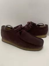 Clarks Men's Wallabee Dark Brown Suede 26156606 Mens Size 10.5