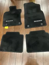 2019-24 Genuine Lexus ES350 ES300H FWD Black Carpet Floor Mats