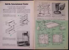 Entertainment Center How-To build PLANS Modular Ikea Style