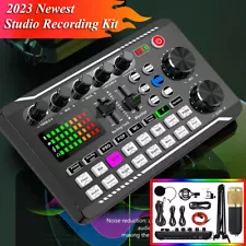 Home Studio Recording Kit Mixer Equipment Condenser Microphone for Music Podcast