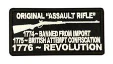 Original Assault Rifle 2nd Amendment Gun NRA Tactical Patch [Hook - MS4]