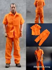 A5-03 1:6th Orange prison uniform Model For 12” male Figure Doll