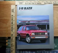 chevrolet s-10 blazer 1988 brochure