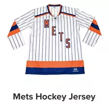 Large New York Mets Hockey Jersey - SGA (Pre Sale for 9/7/24)