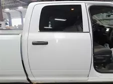 2011 Ram2500 Right Passenger Side Rear Door Assembly Color: White Pw7