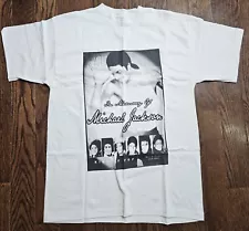 Vintage Rare Michael Jackson 2009 Memorial T Shirt King Of Pop RIP Sz L White