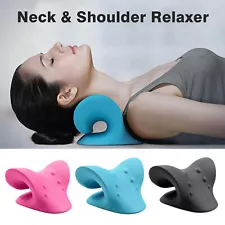 Cervical Neck Pillow Brace Support Pain Relief Massage Stretcher Traction Device