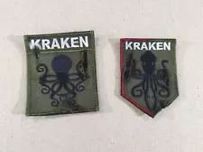 2 Ukrainian military patches, special forces Kraken regiment