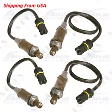 4Pcs UP + Downstream Oxygen Sensor Fit Mercedes-Benz S430 S500 V8 4.3L 5.0L 2000 (For: 2000 Mercedes-Benz S500)