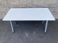 WHITE IKEA THYGE DESKS