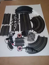 Carrera Go Slot Car Racing 1/43 Scale Mixed Track Lot Of 27 Pieces Plus.