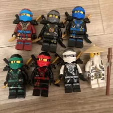 LEGO NINJAGO Minifigure Set of 7 Lot Bulk Sale