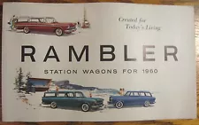 1960 Rambler Station Wagon Brochure, Cross Country