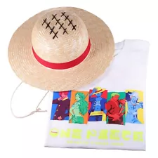 USJ One Piece Luffy's Straw Hat & Straw Hat Crew White T-Shirt 2024 Limited