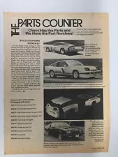 CHEV280 VINTAGE Article 1975 Build Your Own Chevy Monza GT 11/12-75 1 page