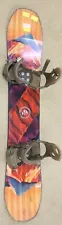 Used $550 Jones "Twin Sister" Snowboard 149cm, Camber/Rocker, w/New Bindings