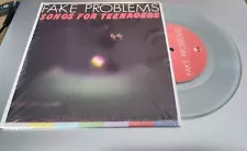 Fake Problems - Songs for Teenagers 7” Vinyl 45 RPM Bottle Clear Gaslight Anthem